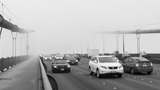 Morgennebel auf der Golden Gate Bridge